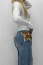 jeans modello wide leg bijoux